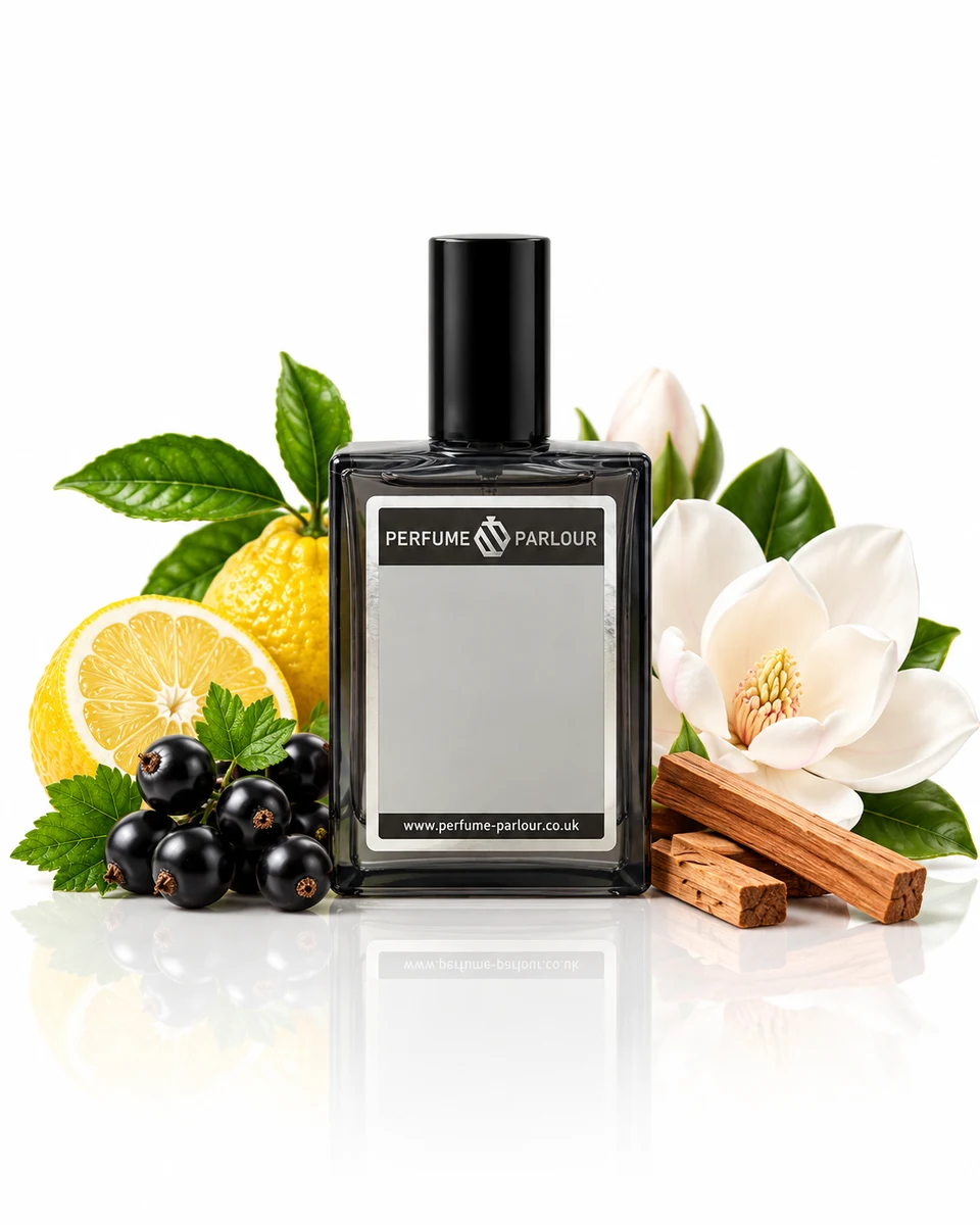 Perfume Parlour Remedial Substance - 0788 Eau de Parfum bottle with fragrance-note elements (AI-generated)