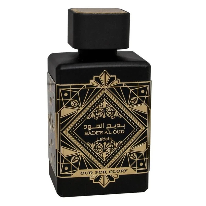 Lattafa Bade’e Al Oud Oud for Glory Eau de Parfum bottle