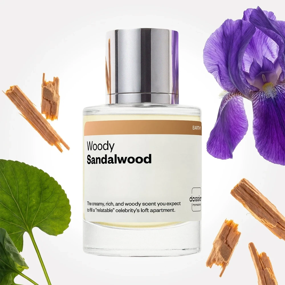 Dossier Woody Sandalwood Eau de Parfum bottle