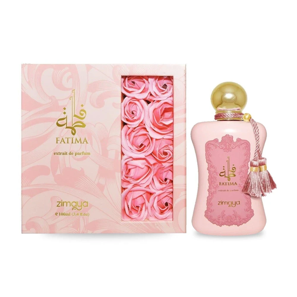 Zimaya Fatima Pink Extrait de Parfum bottle