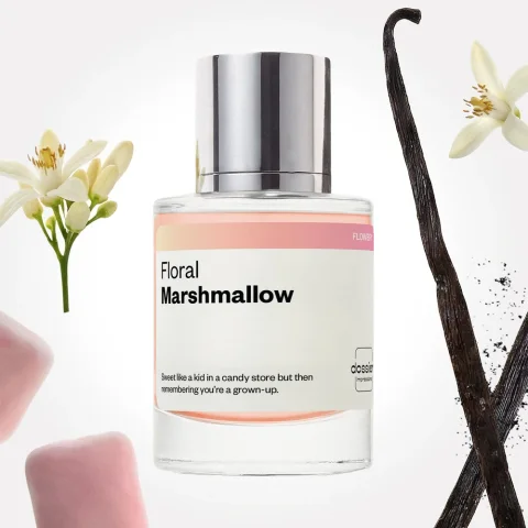 Dossier Floral Marshmallow bottle