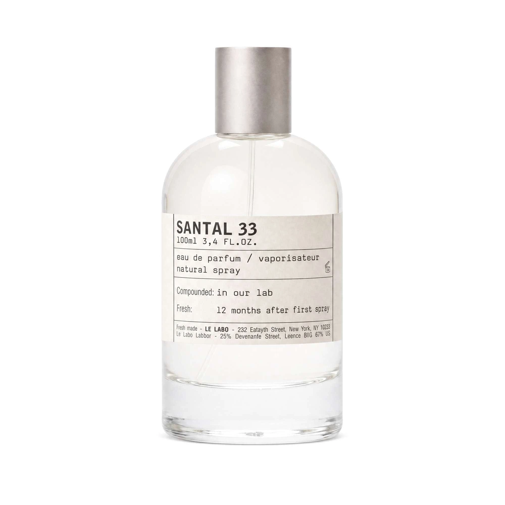 Le Labo Santal 33 Eau de Parfum bottle