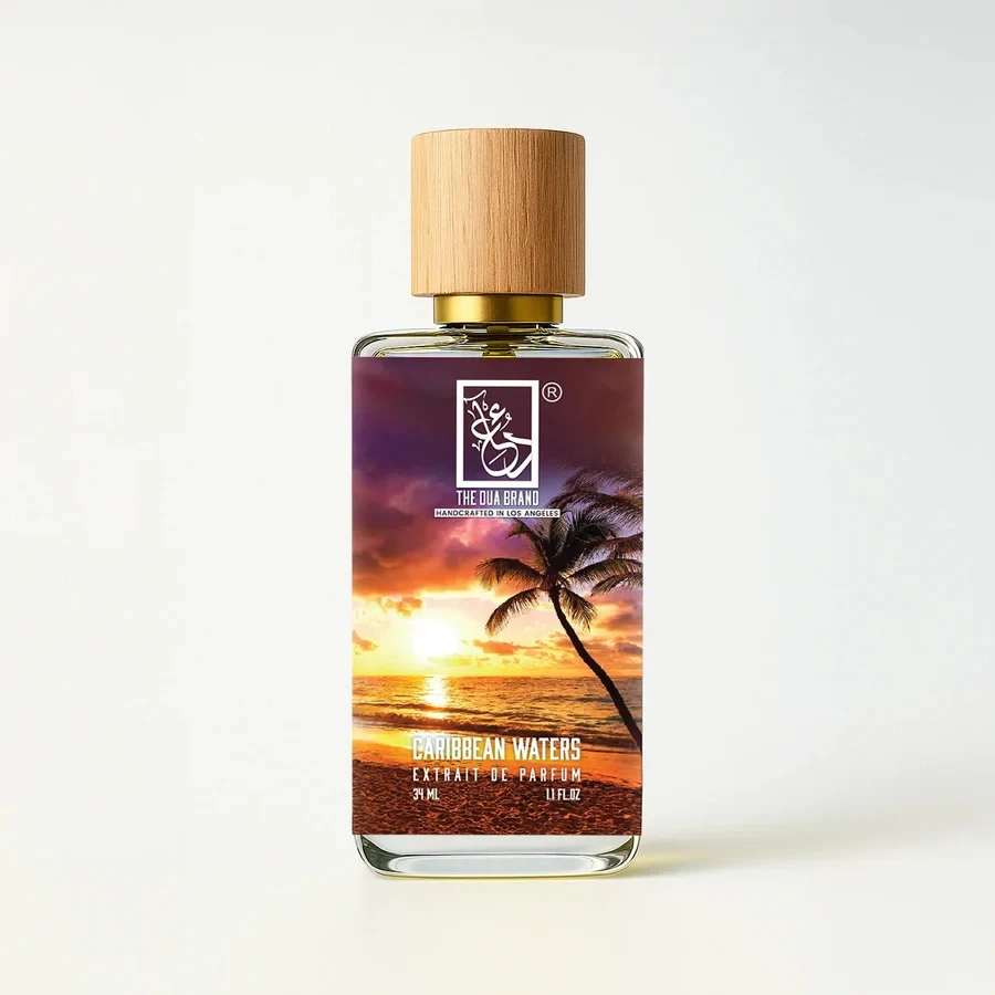 The Dua Brand Caribbean Waters — product bottle shown by the supplier
