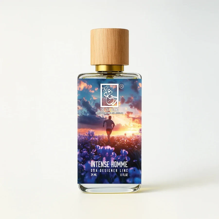 The Dua Brand Intense Homme — product bottle shown by the supplier