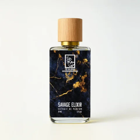 The Dua Brand Savage Elixir — product bottle shown by the supplier