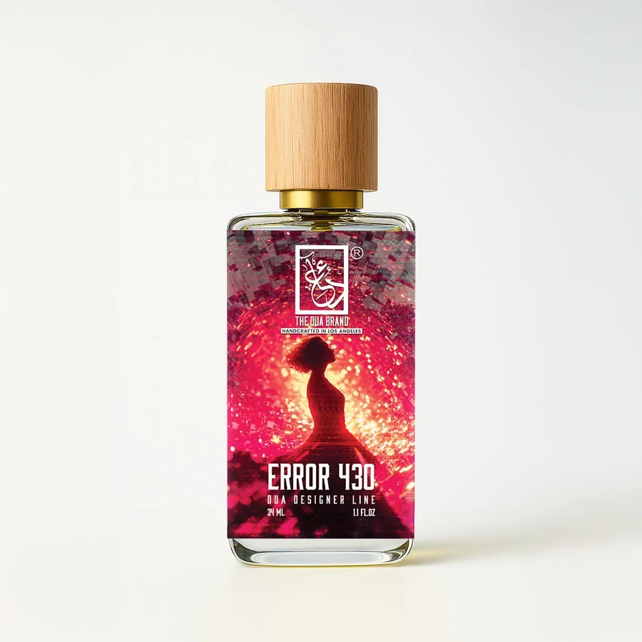 The Dua Brand Error 430 — product bottle shown by the supplier