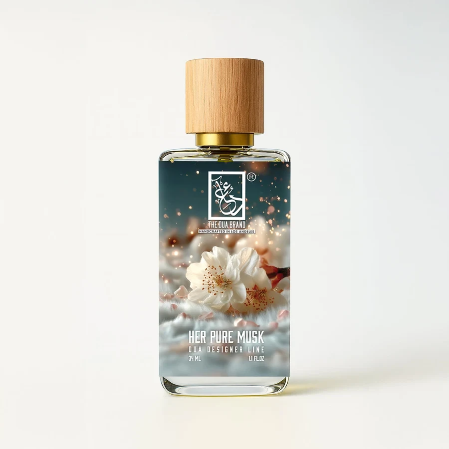 The Dua Brand Her Pure Musk — product bottle shown by the supplier