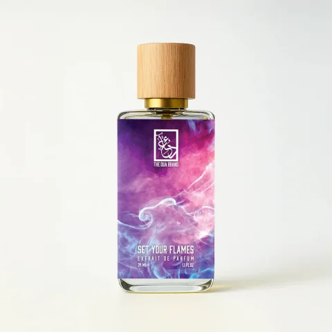 The Dua Brand Set Your Flames — product bottle shown by the supplier
