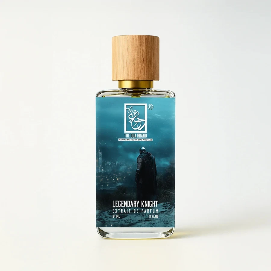 The Dua Brand Legendary Knight — product bottle shown by the supplier