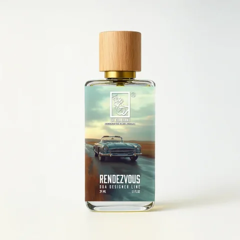 The Dua Brand Rendezvous — product bottle shown by the supplier