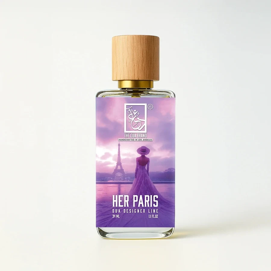 The Dua Brand Her Paris — product bottle shown by the supplier