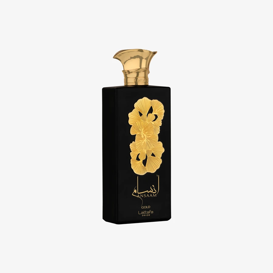 Lattafa Ansaam Gold — front-facing product bottle