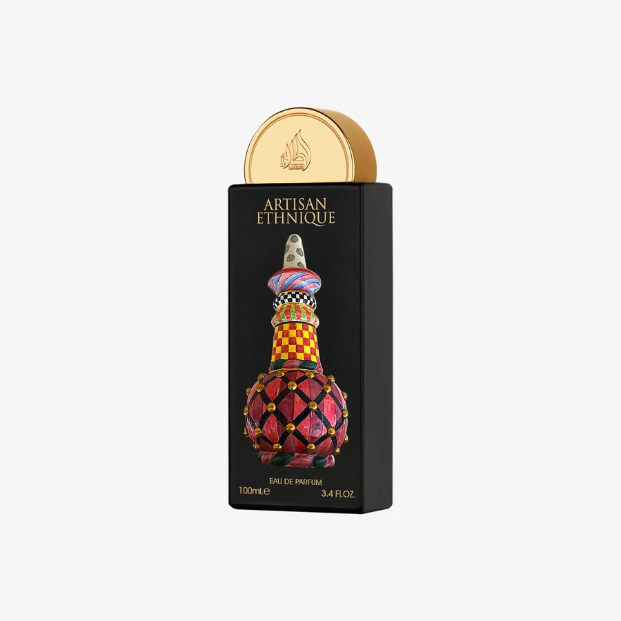 Lattafa Artisan Ethnique — front-facing product bottle