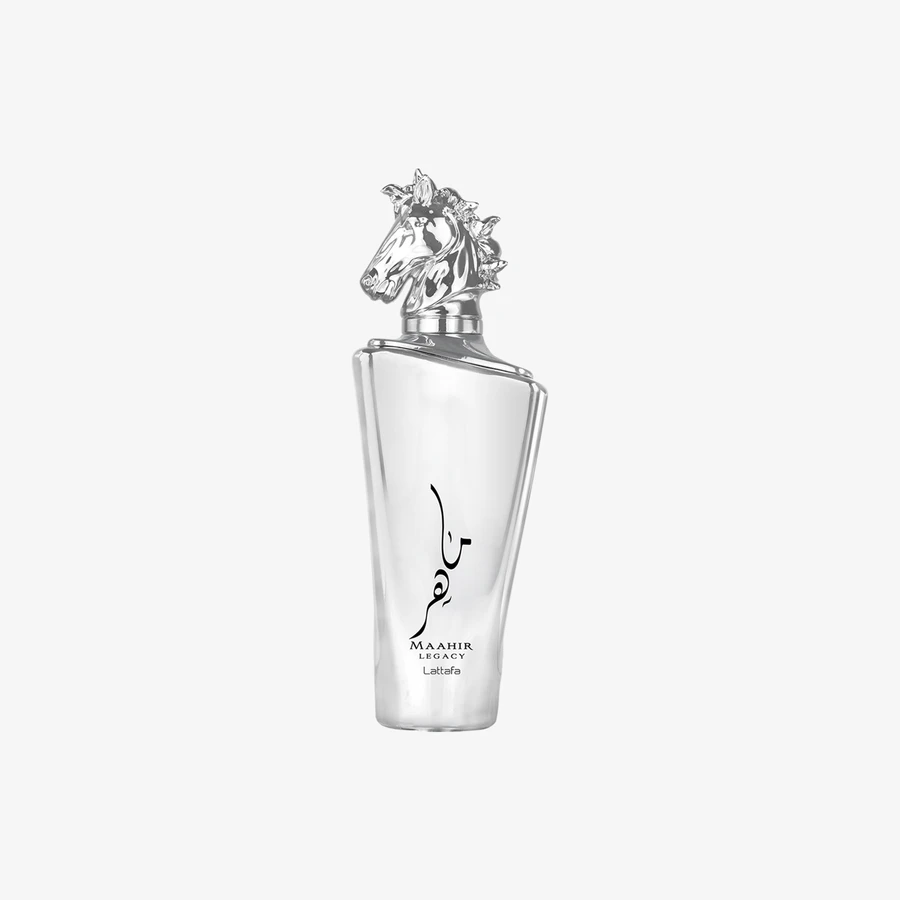 Lattafa Maahir Legacy — front-facing product bottle