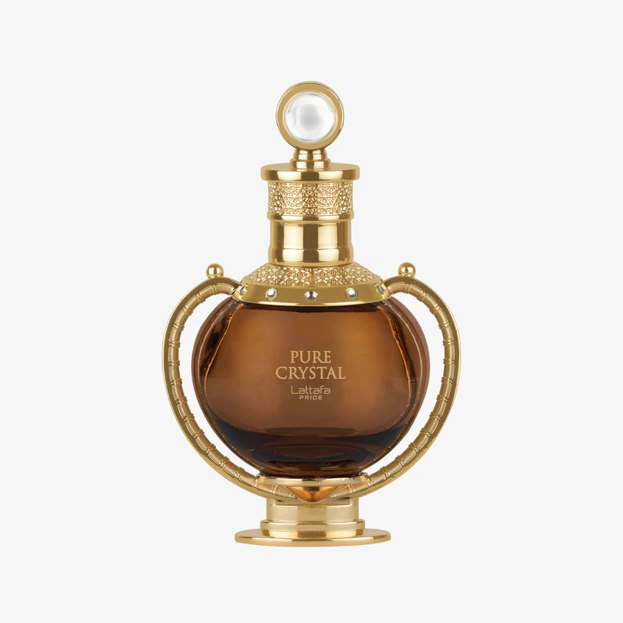 Lattafa Pure Crystal — front-facing product bottle