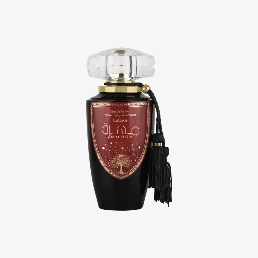 Lattafa Mohra — front-facing product bottle