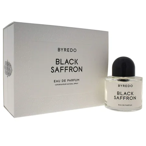 Byredo Black Saffron — front-facing product bottle