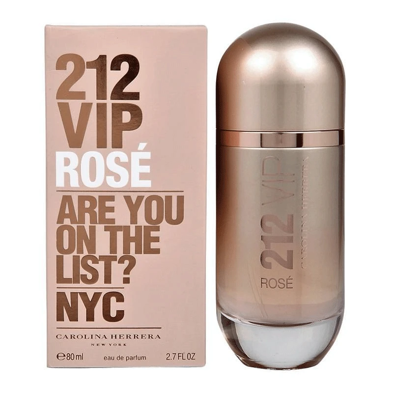 Carolina Herrera 212 VIP Rosé — front-facing product bottle