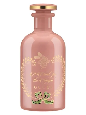 A Chant for the Nymph perfume bottle, front label visible