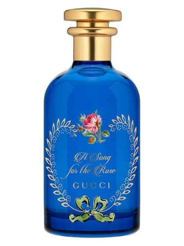 A Song for the Rose perfume bottle, front label visible