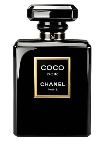 Coco Noir perfume bottle, front label visible