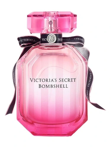 Bombshell perfume bottle, front label visible