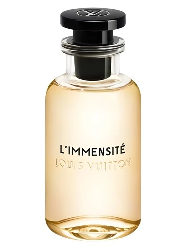 L'Immensité perfume bottle, front label visible