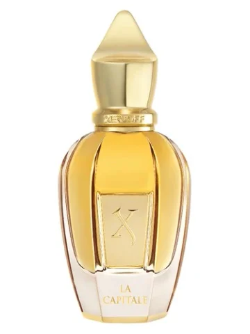 La Capitale perfume bottle, front label visible