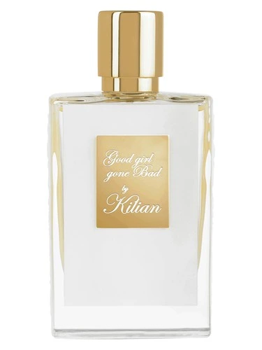 Good Girl Gone Bad perfume bottle, front label visible