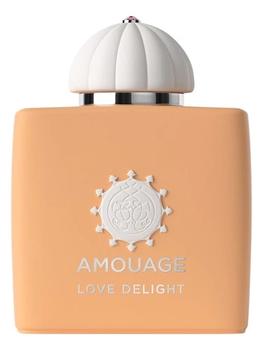 Love Delight perfume bottle, front label visible