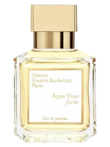 Aqua Vitae Forte perfume bottle, front label visible