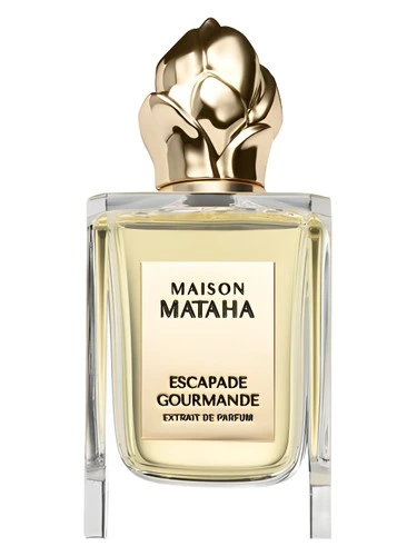 Escapade Gourmande perfume bottle, front label visible