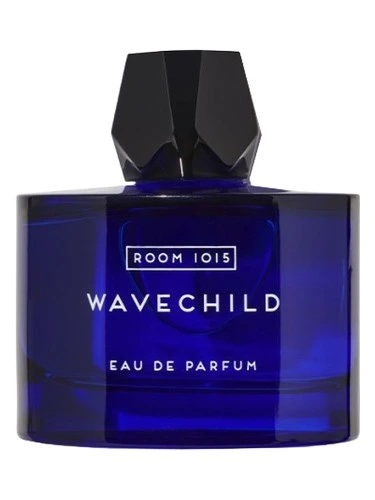 Wavechild perfume bottle, front label visible