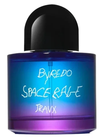 Space Rage perfume bottle, front label visible