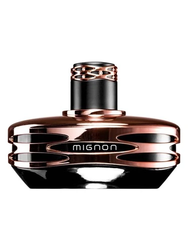 Mignon Black perfume bottle, front label visible
