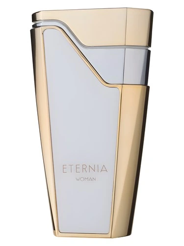Eternia Woman perfume bottle, front label visible