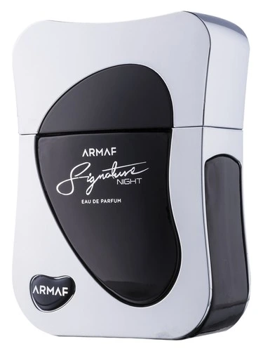 Signature Night perfume bottle, front label visible