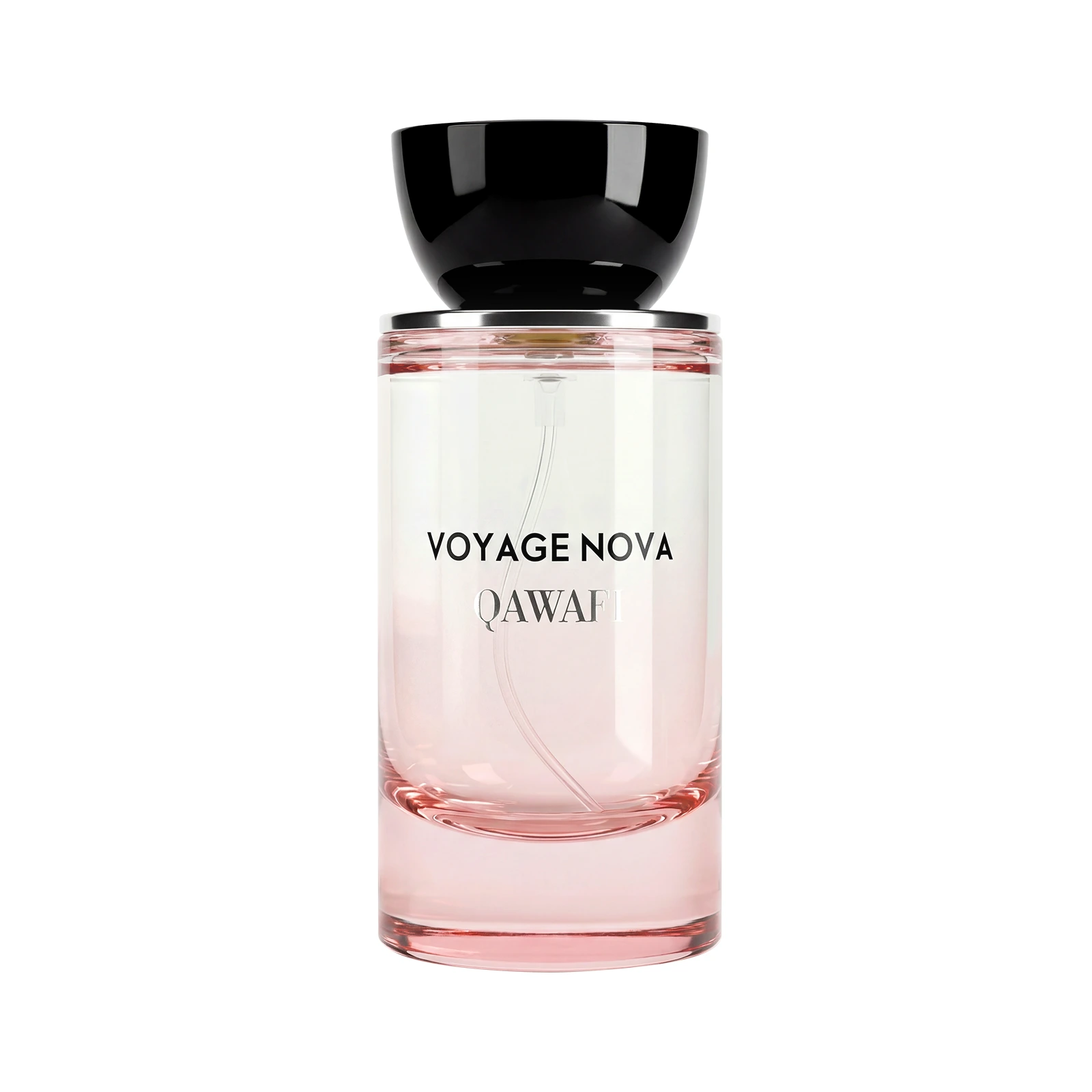 Voyage Nova perfume bottle, front label visible