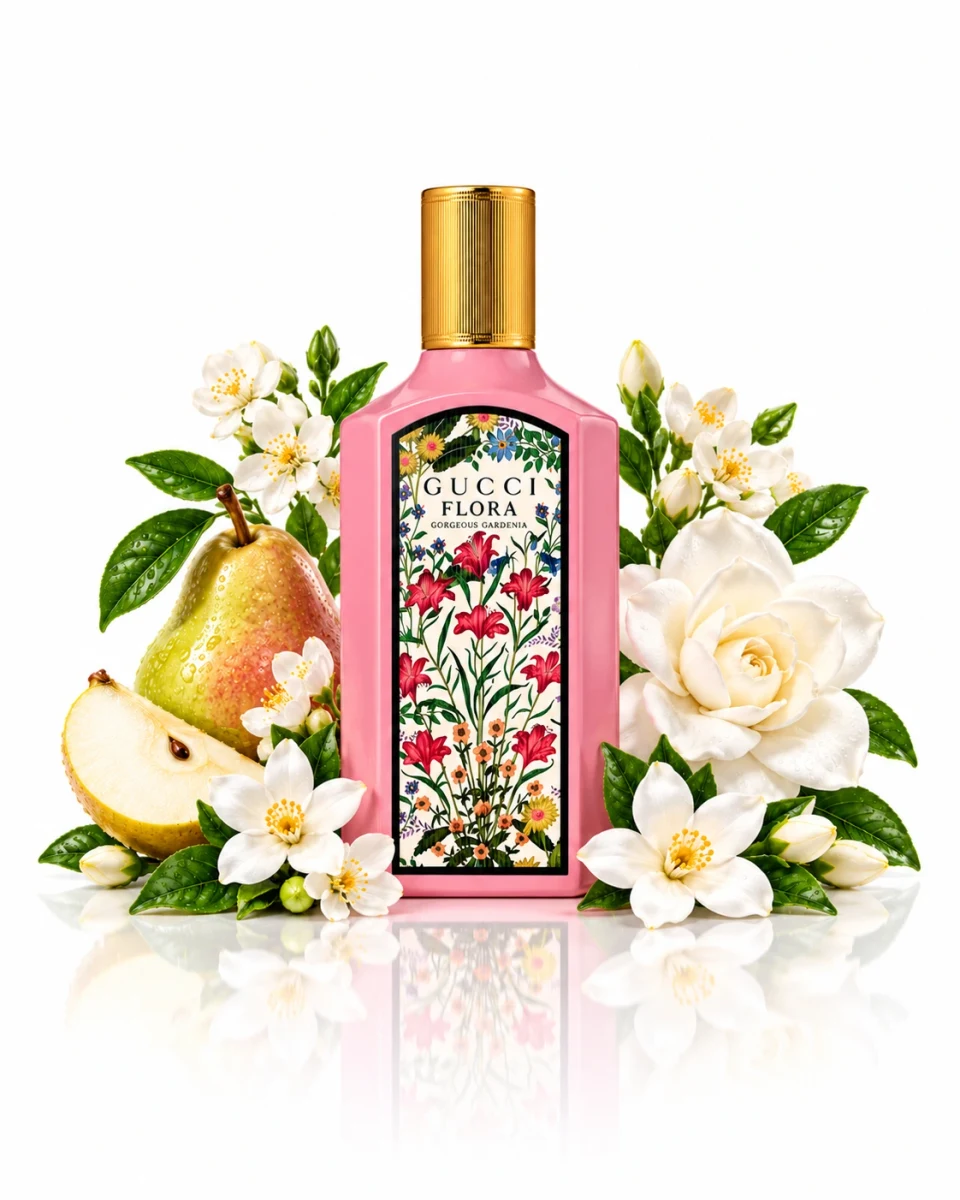 Gucci Flora Gorgeous Gardenia Eau de Parfum bottle