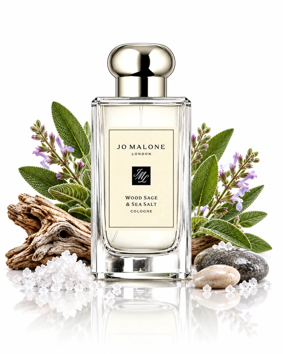 Jo Malone London Wood Sage & Sea Salt Cologne bottle