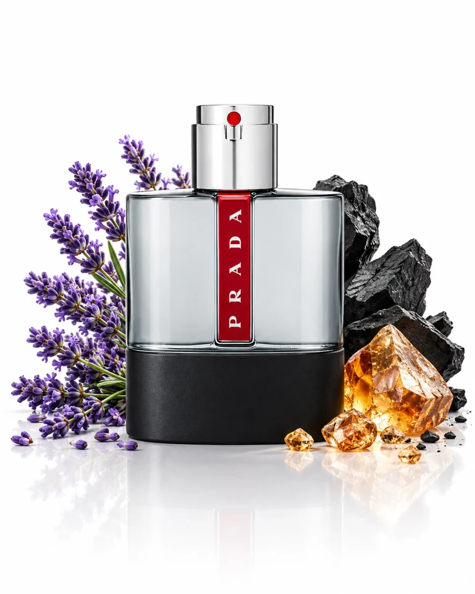 Prada Luna Rossa Carbon Eau de Toilette bottle