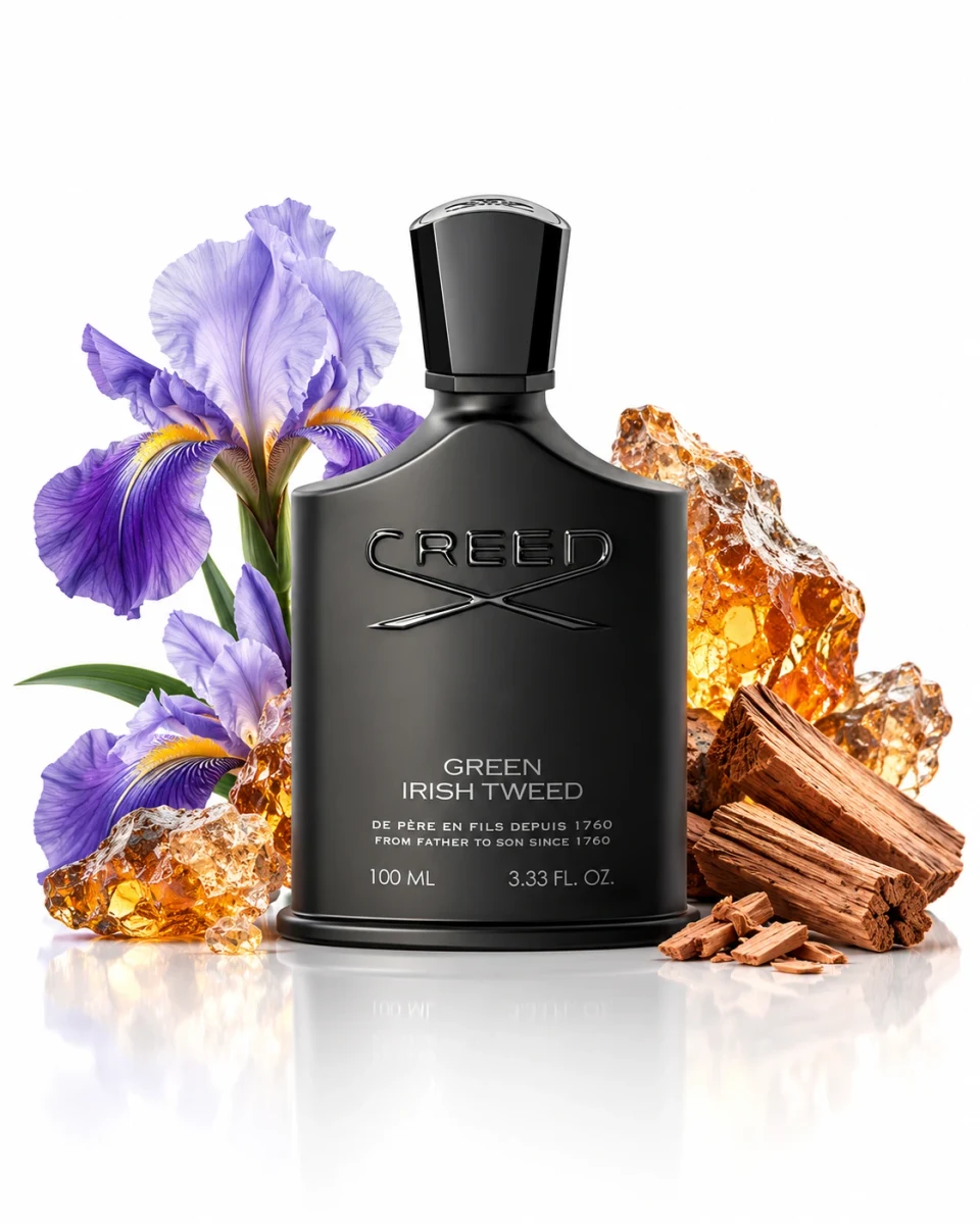 Creed Green Irish Tweed Eau de Parfum bottle