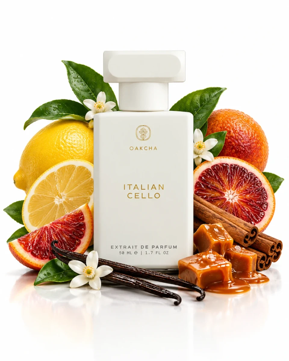 Oakcha Italian Cello Extrait de Parfum bottle