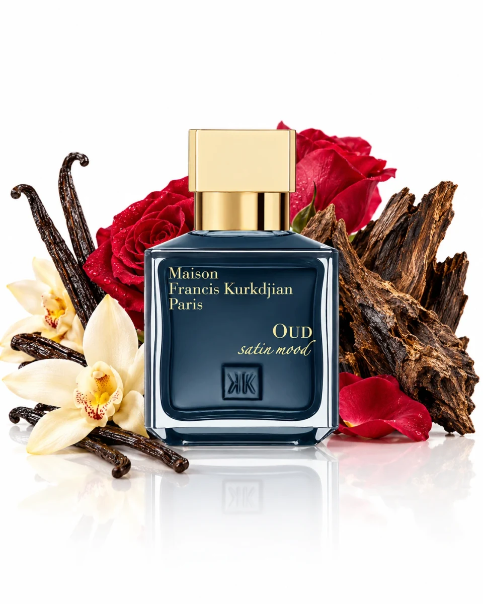 Maison Francis Kurkdjian OUD satin mood Eau de Parfum bottle