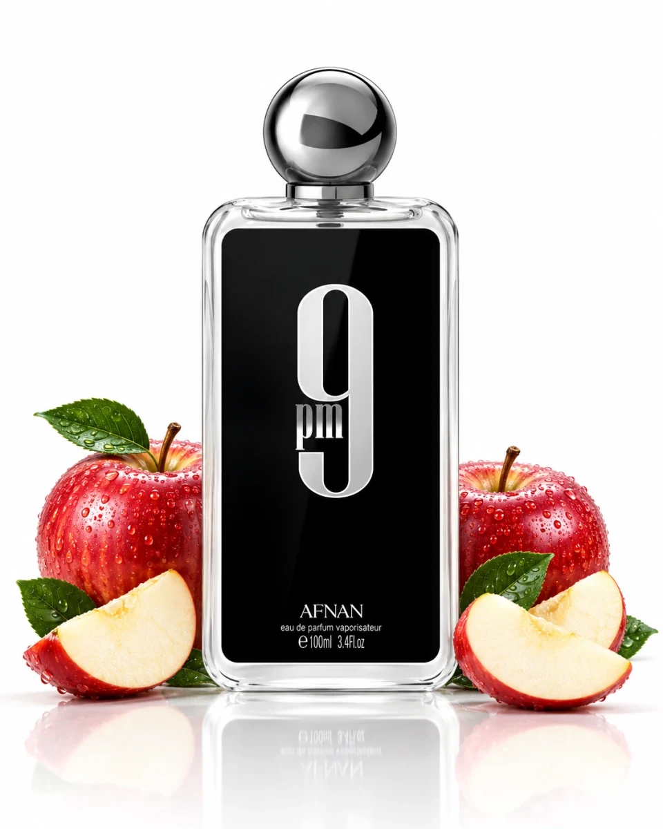 Afnan 9 PM Eau de Parfum bottle