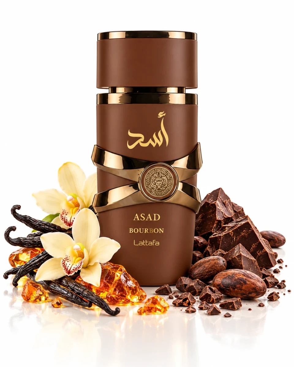 Lattafa Asad Bourbon Eau de Parfum bottle
